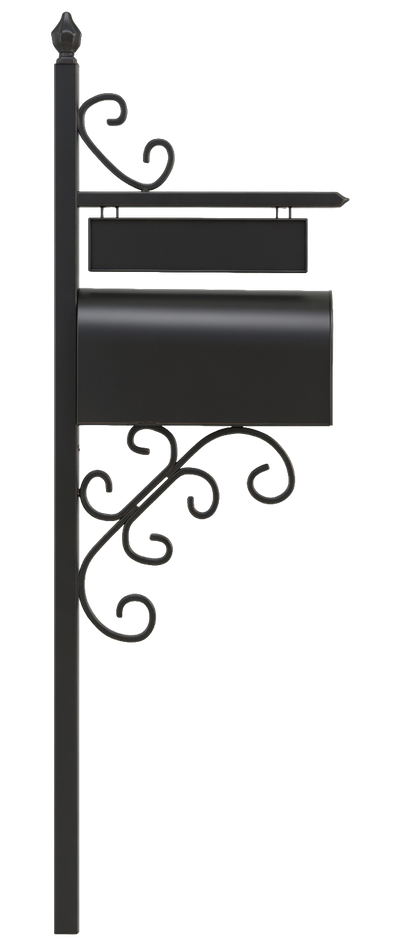 Small E mailbox stand